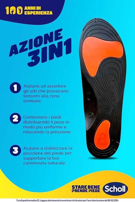 Scholl Стелки In-Balance при болка в долната част на гърба
