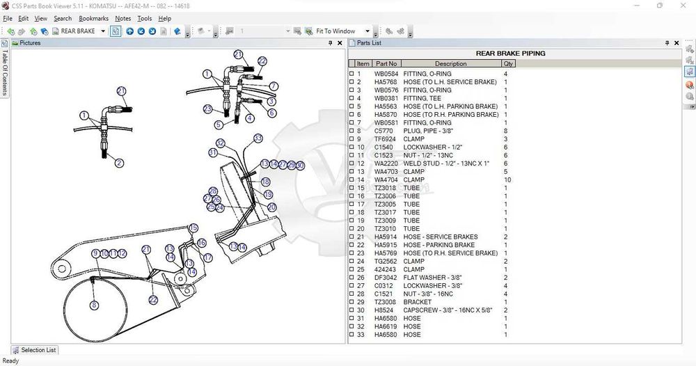 Komatsu LinkOne 2023 - Catalog de piese electronice