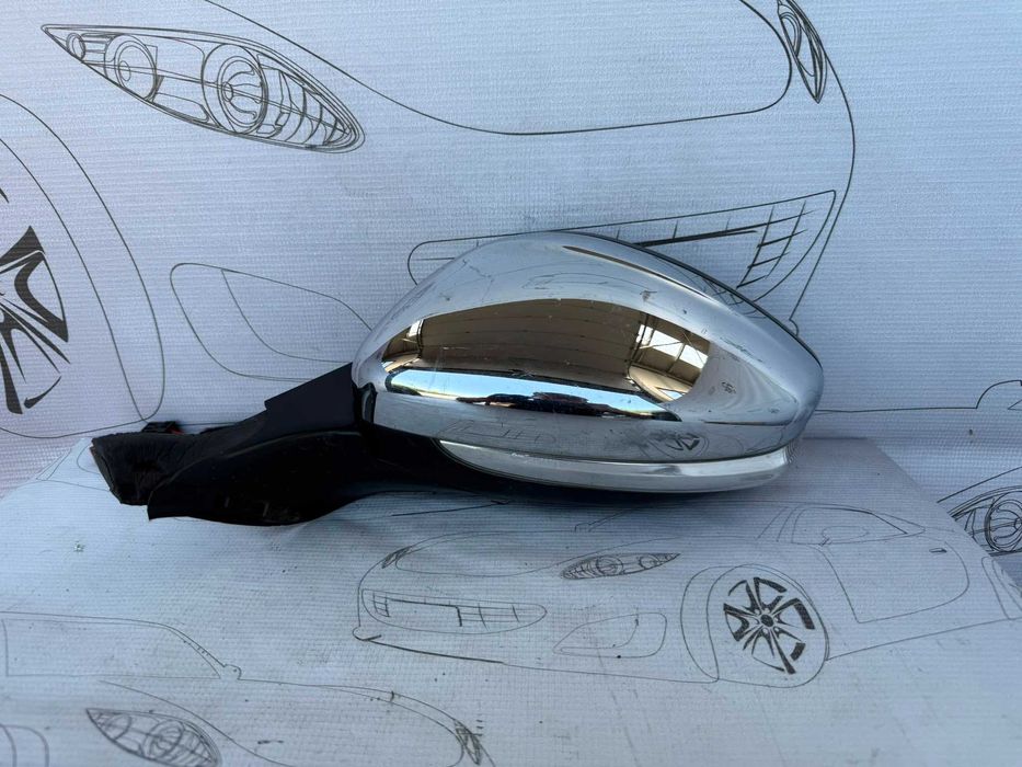 Oglindă Retrovizoare Stânga 4x3 Pini Peugeot 208 Hatchback 1611240480 / [2012-2019] / (5B3)