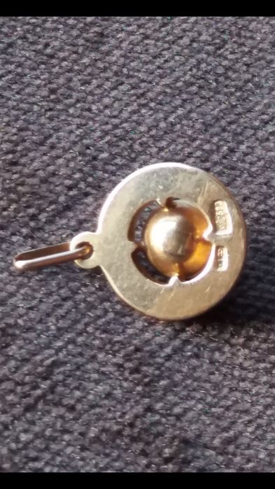 Подвеска золото с жемчугом