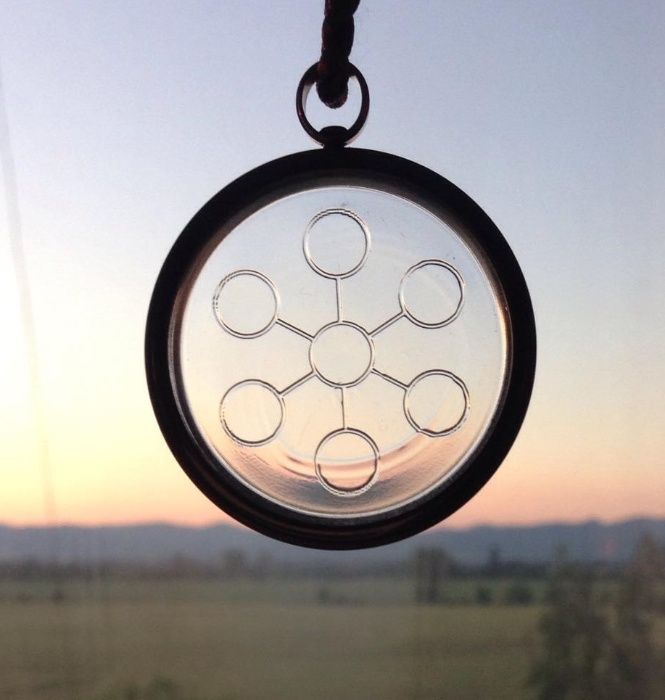 Колие от Нанотехнология, предпазваща от е-смог