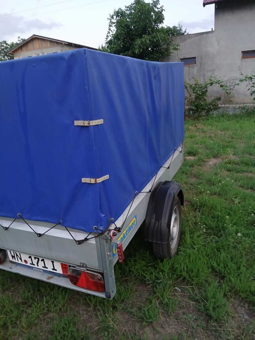Remorcă 750 kg aproape nouă doar 3 utilizari