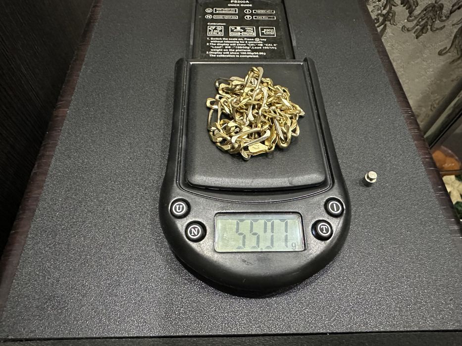 * Cartier 750 проба Италия заводская золотая оригинальная цепь 56гр