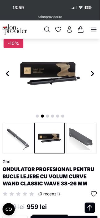 ONDULATOR GHD profesional  wave 38-26