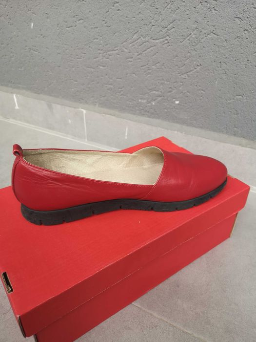 Balerini Comart din piele naturala moale, confortabili, marimea 40