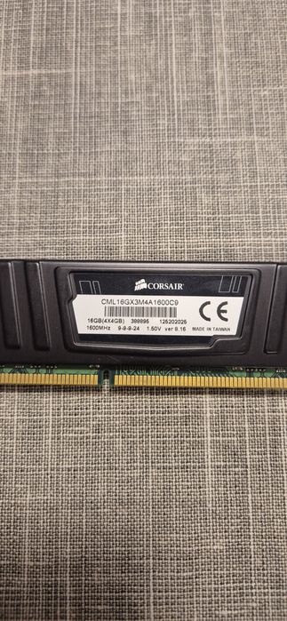 Corsair Vengeance Lp DDR3 16GB (4x4GB) 1600 MHz рам памет