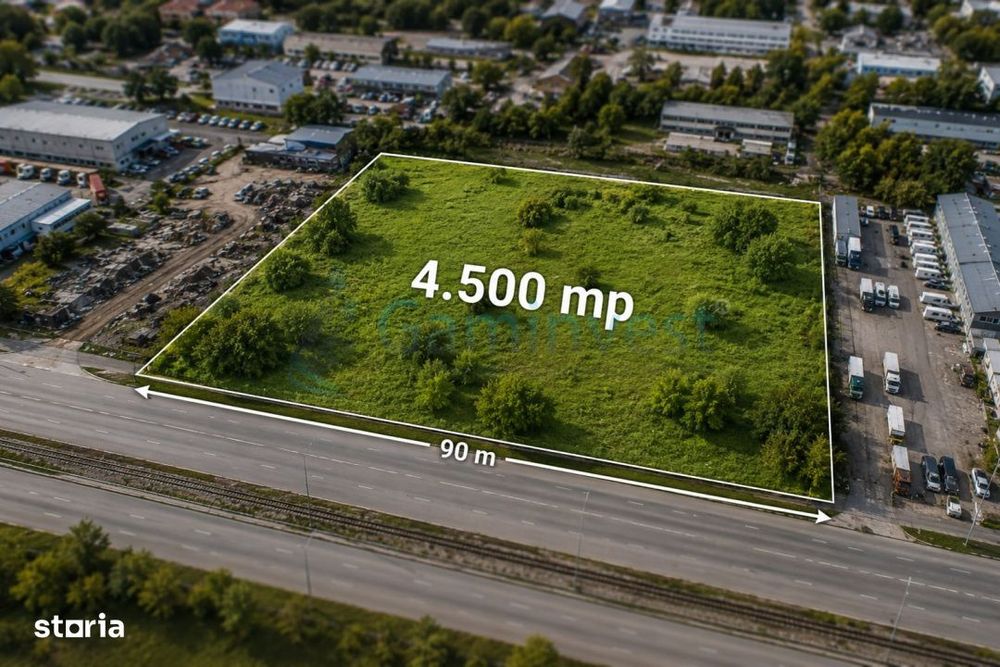 Teren 4500 mp deschidere - E79,Oradea,Soseaua Borsului,Gaminvest,A2730