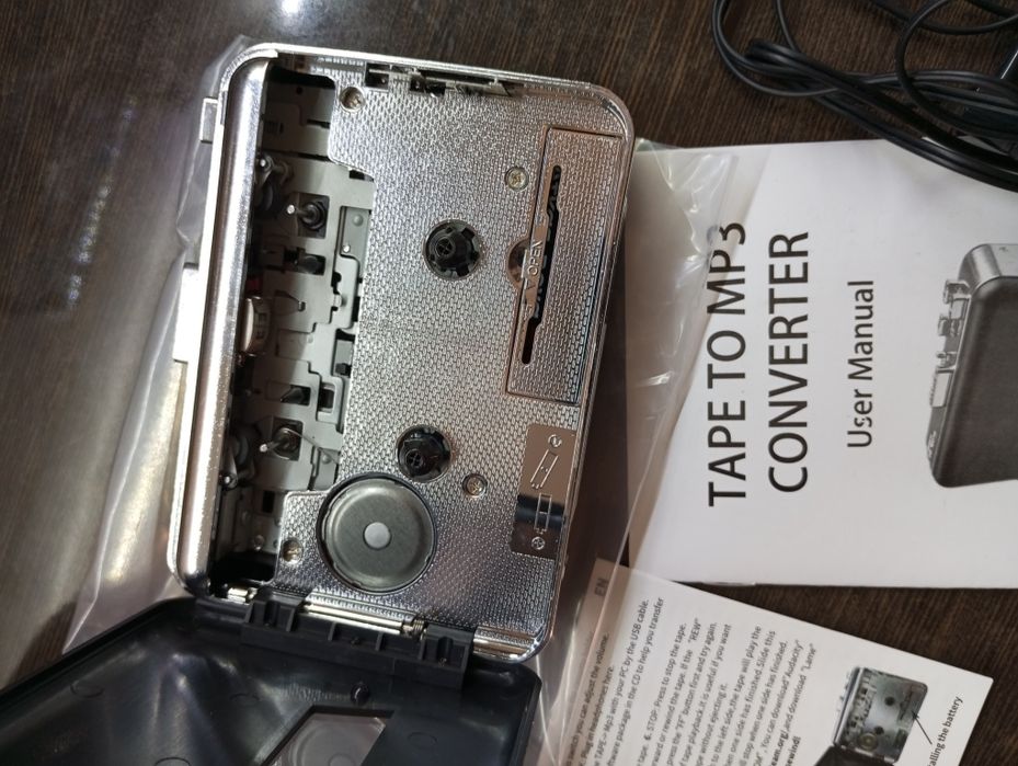 Кассетный стерео аудиоплеер+ мп3 конвертер