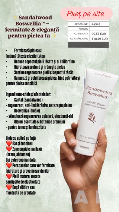 Crema de fata younf living