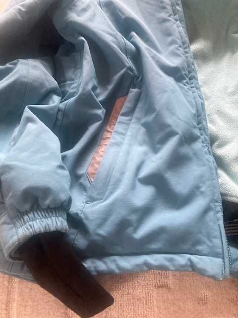 Детско ски зимно яке размер 140 цвят син - Polarn O. Pyret