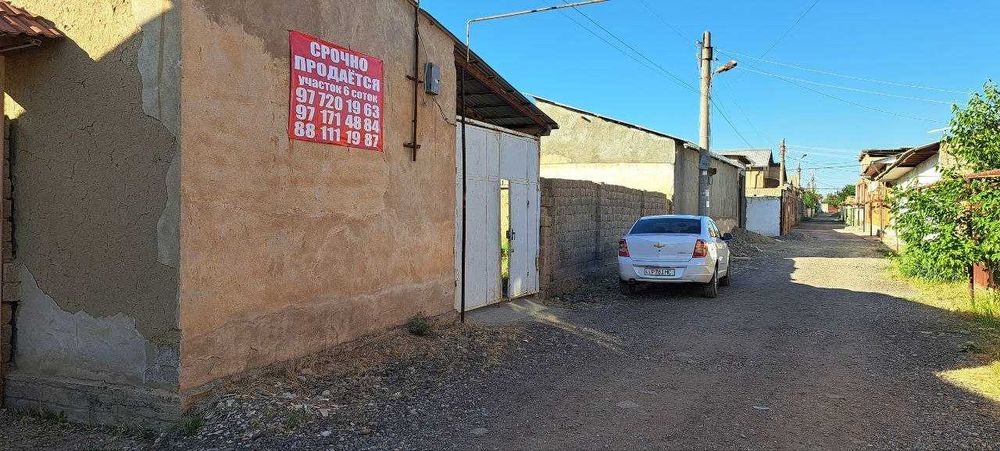 Uchastka sotiladi 6 sotix srochna