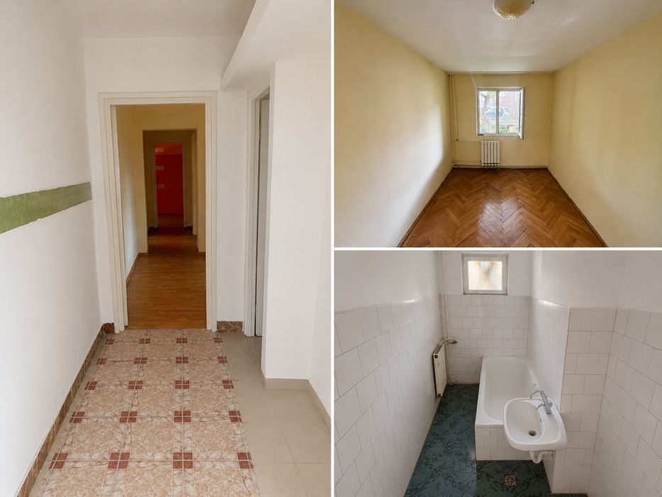 Apartament 3 camere de vânzare – Ostroveni . Zona Hermes, Râmnicu Vâlcea  În spate la Complexul Hermes