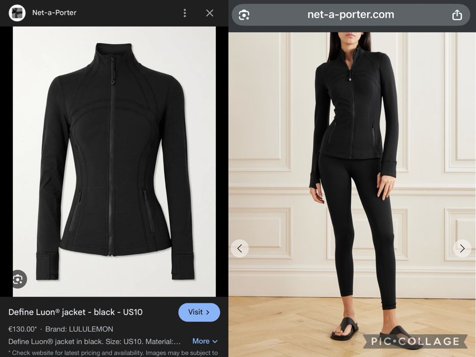 Lululemon клин, суичър, чанта; Vuori, DKNY клинове