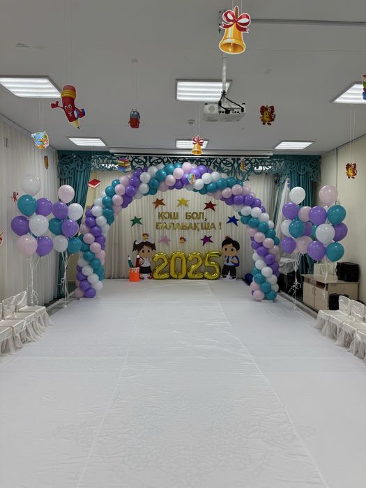 Арка из шаров, гелиевые шары