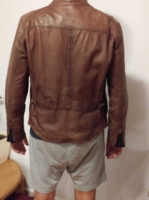 Jacketa piele Massimo Dutti toamna - primavara