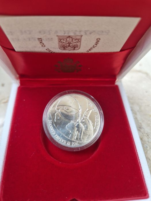 Сребърни Ватикана 500лири 1992г и 1995г UNC