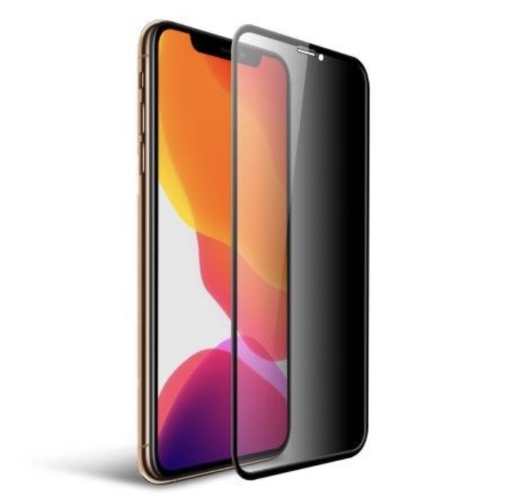 Folie Sticla Secure Glass Clear PRIVACY 21D - Iphone 11 12 PRO MAX