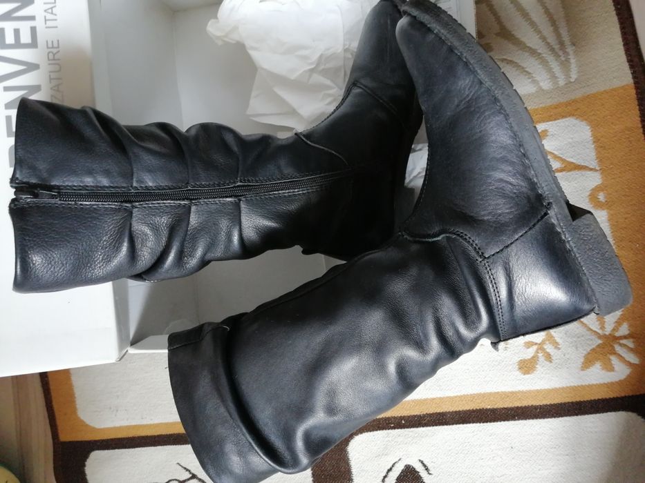 Cizme din piele Benvenutti măsura 35