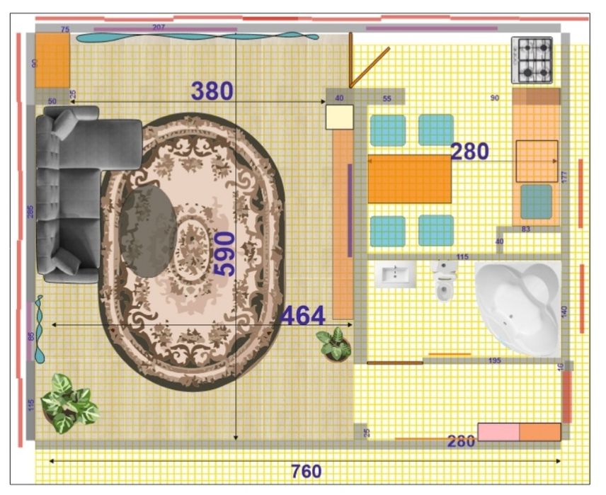 Юнусабад-6, 1 ком-43м2