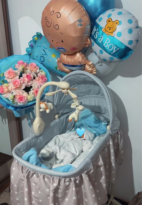 Колыбель 4в1 приставная люлька кроватка