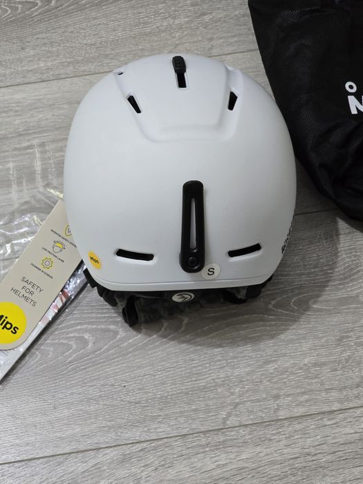 Cască ski/snowboard OutdoorMaster MIPS albă, mărime S