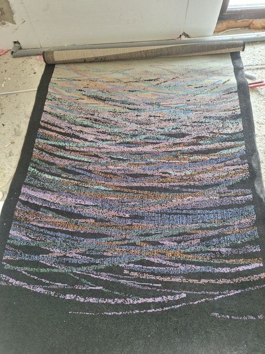 Covor negru mov 130/200