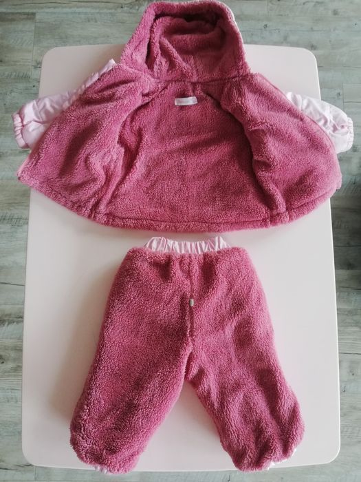 Бебешки зимен комплект (яке и панталон) за момиче размер 68
