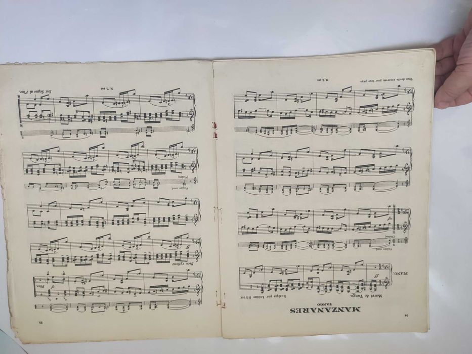 Partitura  muzicala veche