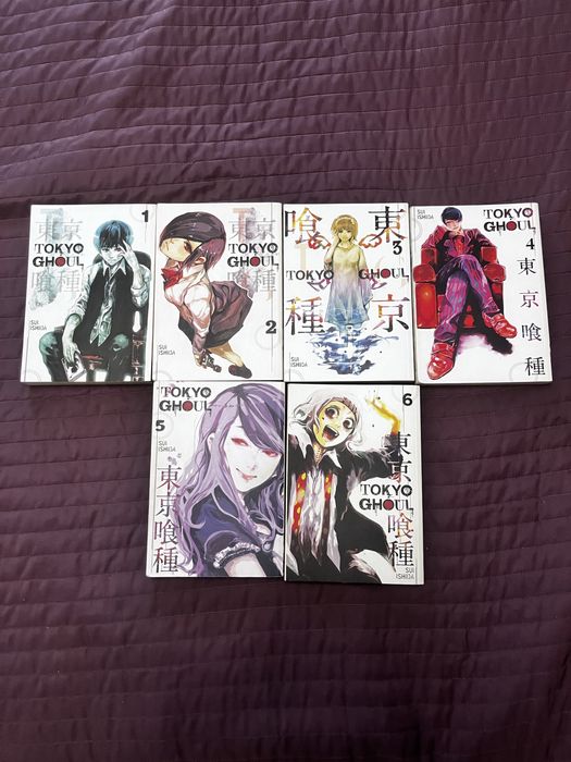 tokyo ghoul manga set chapter 1-6