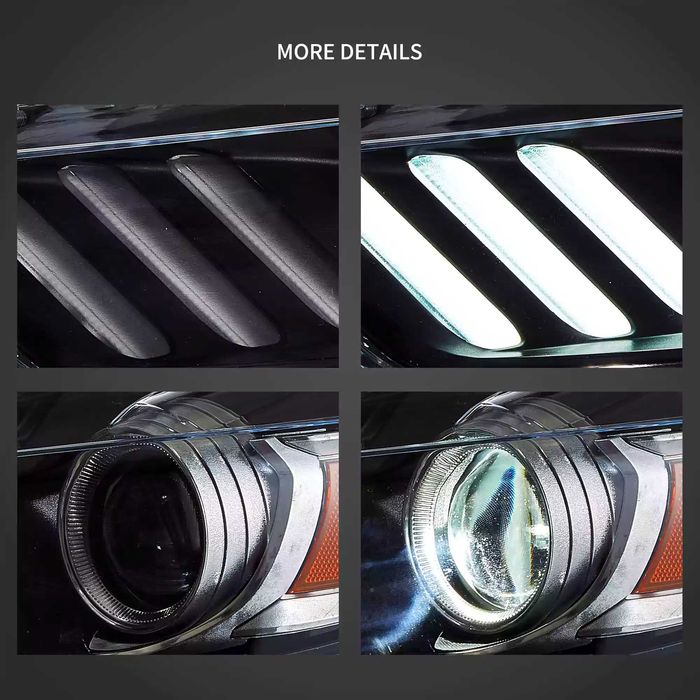 Комплект LED фарове за Форд Мустанг 2015 - 2017 USA Mustang