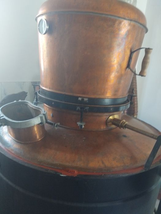 Cazan de tiuca din inox și cupru