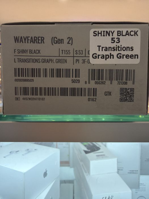 RayBan Gen2 BLACK GREEN 50/53