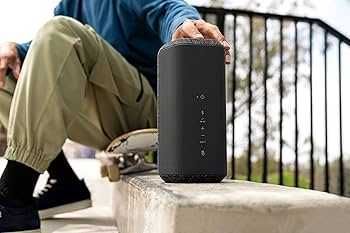 Boxa portabila Sony SRS-XE300 Bluetooth negru si albastru coral
