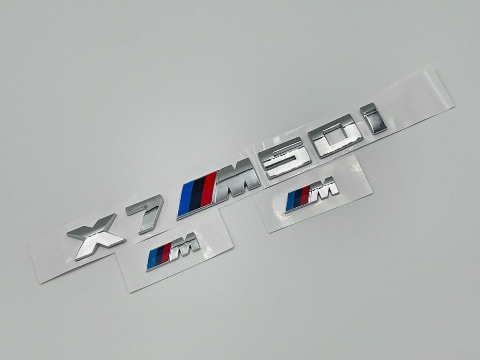 Set Embleme Compatibile BMW X7M50i crom