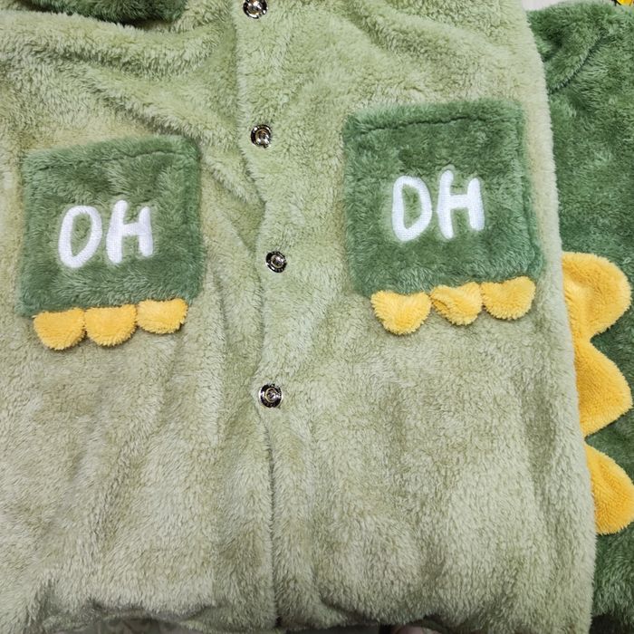 Теплый халат со штанами