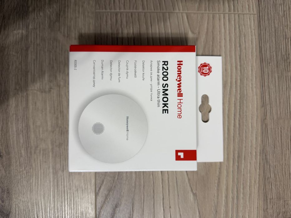Detector de fum Honeywell Home R200S-2, alarma 85 db, alimentare baterii