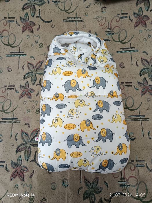 Продам теплый детский конверт