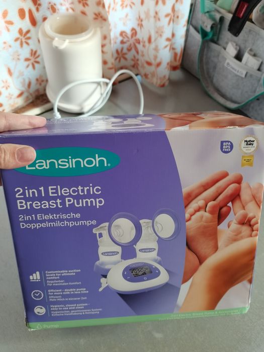 Pompa  electrica dubla de sâni Lansinoh 2in1