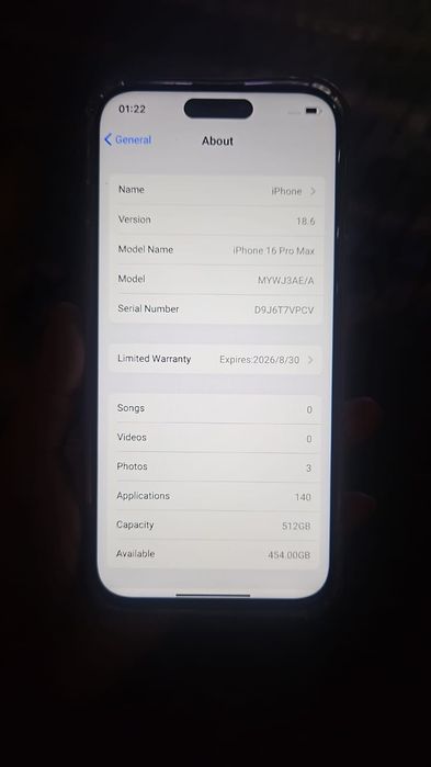 Айфон 16 про макс 512 гб