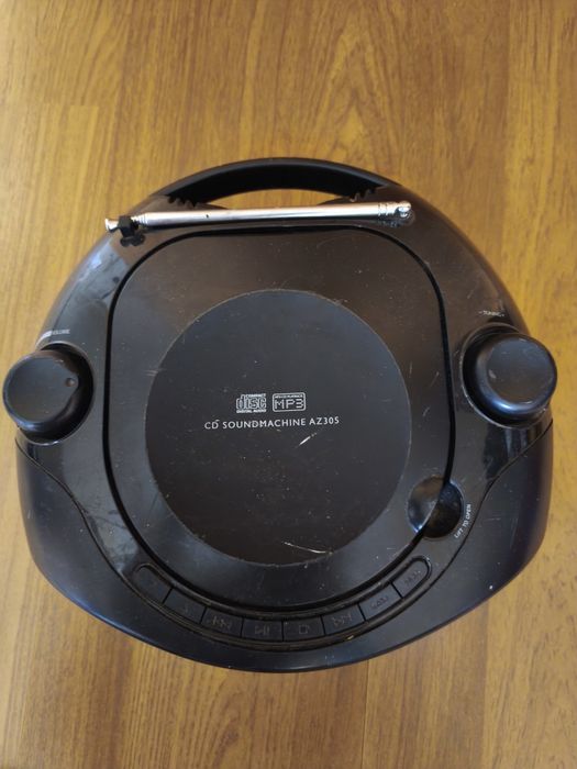 Radio CD Player Portabil Philips AZ305/12 cu USB și MP3 - Funcțional