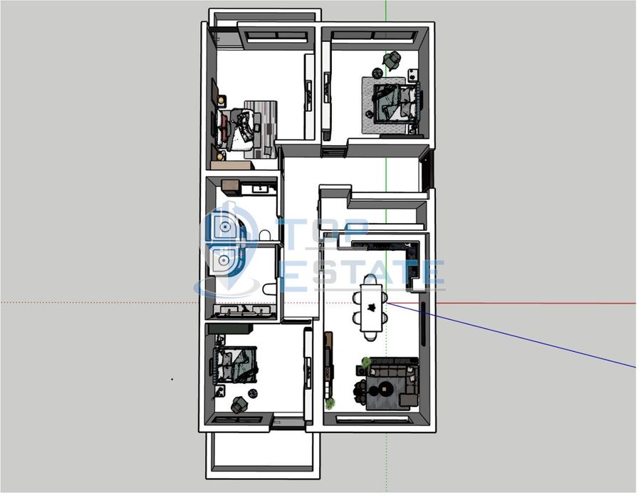 Продава се Четиристаен апартамент в Велико Търново, Бузлуджа - 135 кв.м за 1002 €/кв.м - Снимка #3