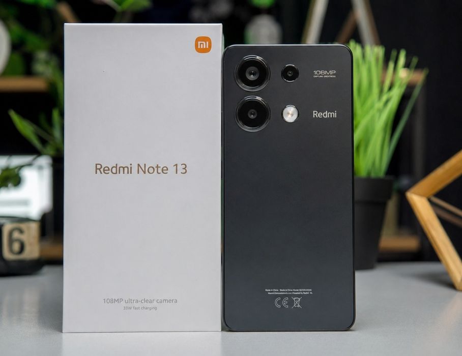 Xiaomi Redmi Note 13 8/256 GB Black — отличное состояние, полный компл