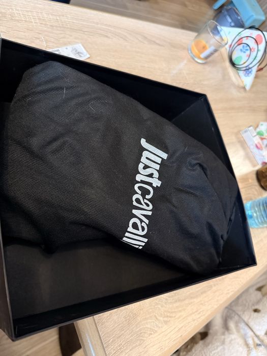 Оригинални Just Cavalli кожени обувки – висок клас, с кутия