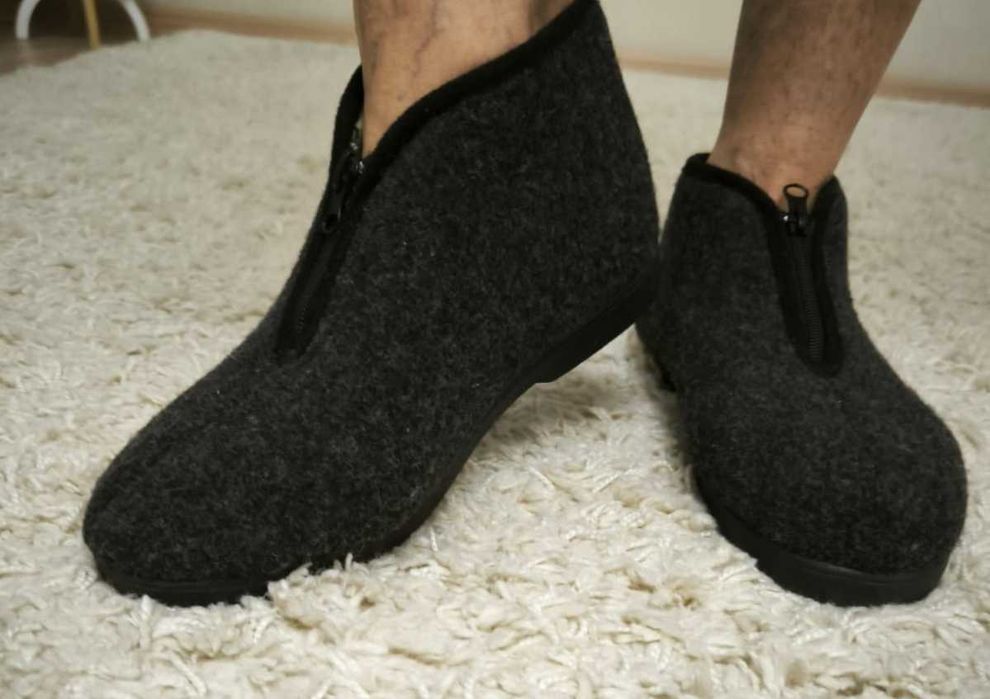Войлочные ботинки