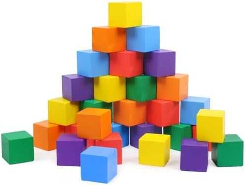 Нови Дървени кубчета за броене Монтесори образователна играчка дете 1+