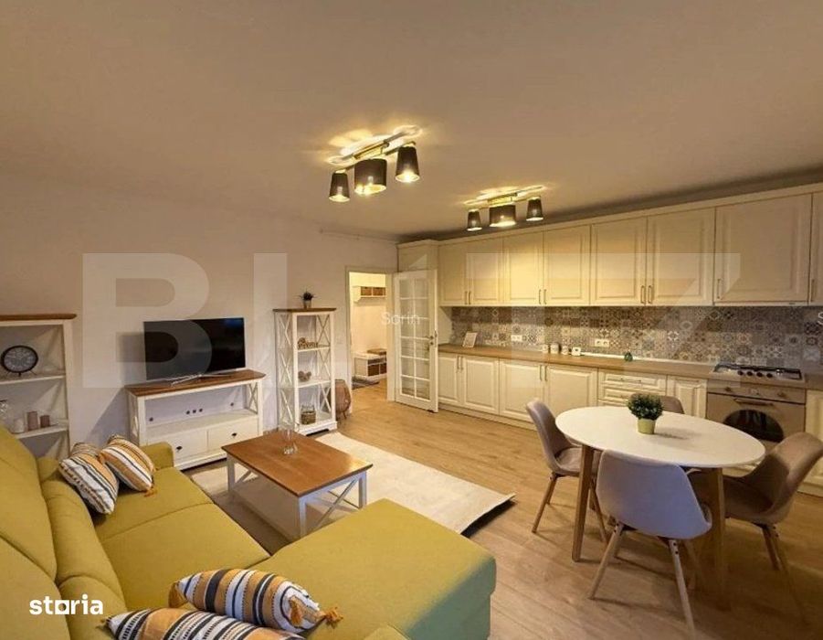 Apartament cu 2 camere + birou mobilat si utilat complet, 56 mp, Braso — fotografia 3