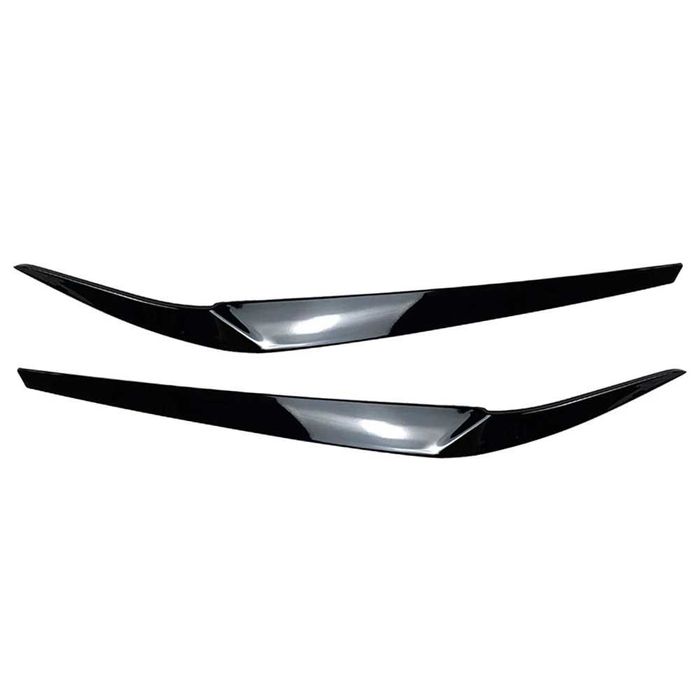 Set 2 Pleoape Faruri Far BMW G30 G31 G38 F90 2017-2021, Negru Lucios