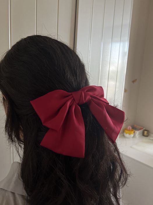 Красный бант для Волос