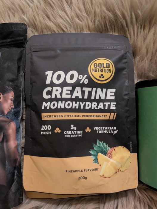 Creatina GoldNutrition, NordVital, Pre-Workout fruit punch Gold nutrition, 9 shot-uri de magneziu noi, sigilate