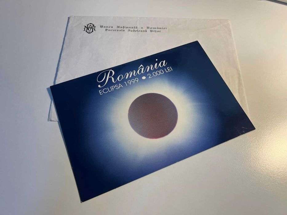 Bancnota aniversara 2.000 lei - Eclipsa 1999